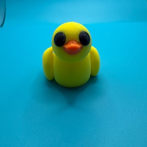 Mini Tiny Baby Duck Articulated 2 inches long, Zou3D, Sensory, Gift, Stress Relief, Anxiety, Autism