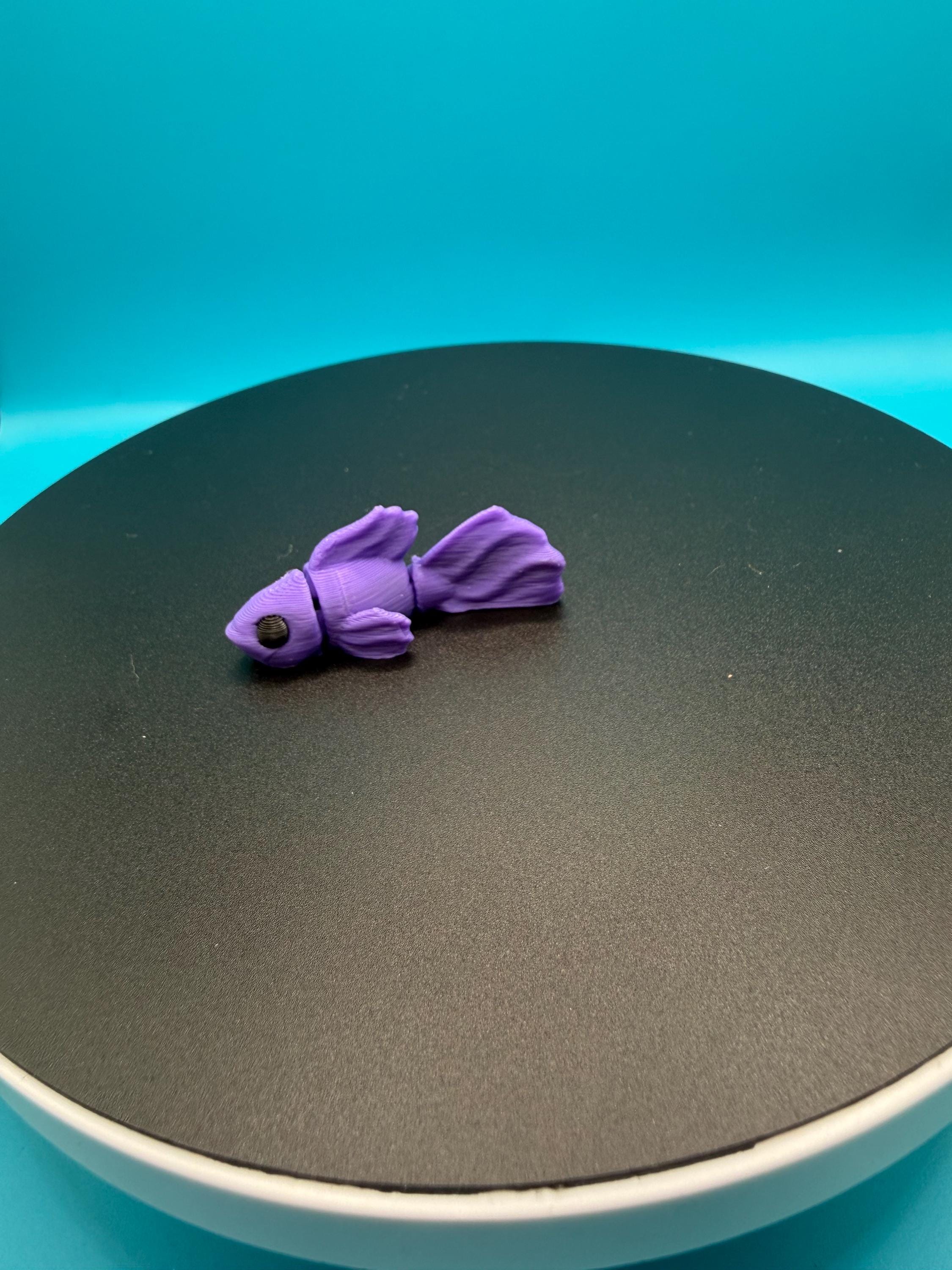 Mini/tiny/baby Betta Fish Articulated, Sensory, Gift, Stress Relief ...