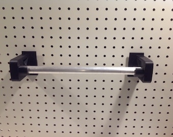 Pegboard Paper Towel Holder