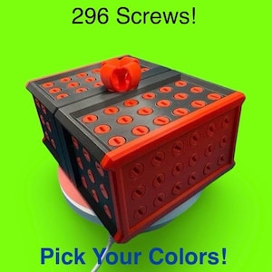 Really Annoying Gift Box 296 Screws Christmas, Birthday, Special Events, Viral, Gift, Gag Gift, Funny, Ultimate, Extreme, Prank