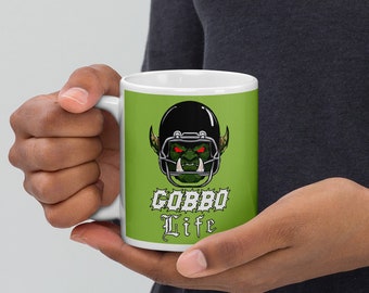 Gobbo Life Ceramic Mug: Sip Goblin Mischief with Every Brew