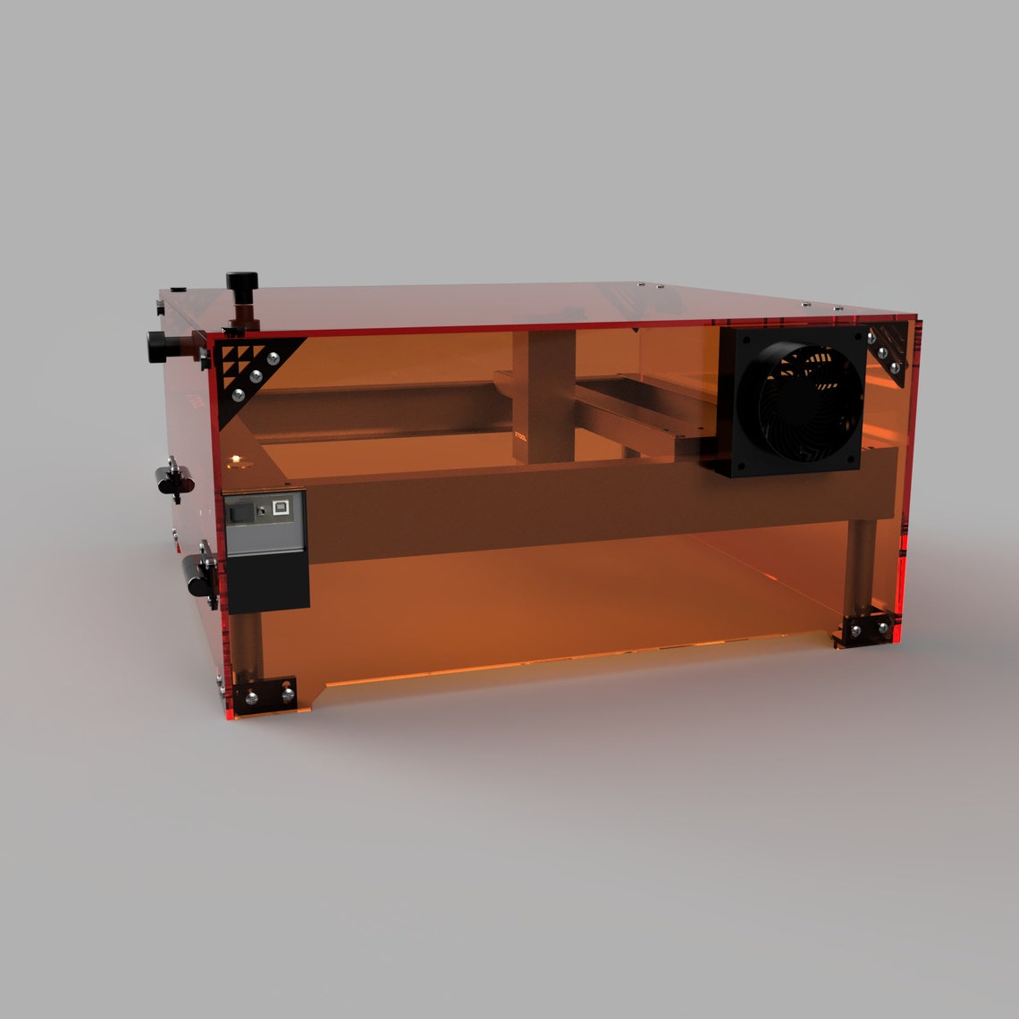 XTOOL D1 Laser Engraver Enclosure Fume Hood Kit Acrylic Etsy