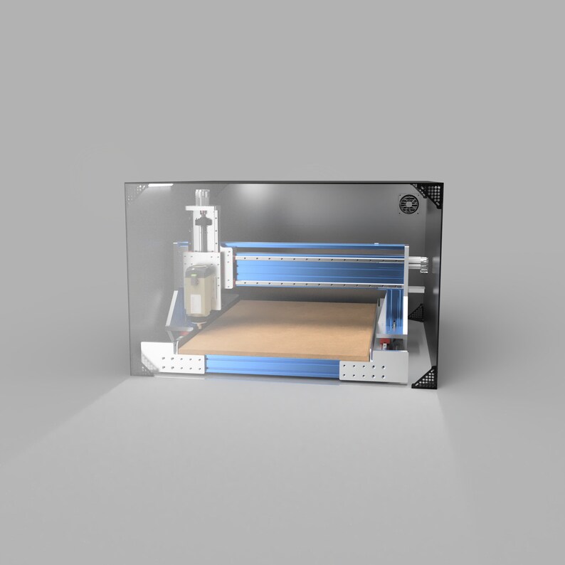 Desktop CNC Router Enclosure Kit fits Foxalien Genmitsu Etsy