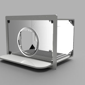 Window Catio Perch - Solarium for cats and small pets. Weather sealed 24 inches wide, built in comfort pad, easy to setup