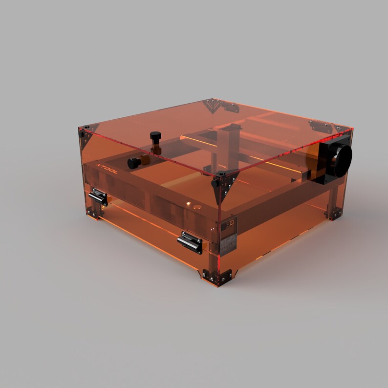 XTOOL D1 Laser Engraver Enclosure Fume Hood Kit Acrylic Etsy