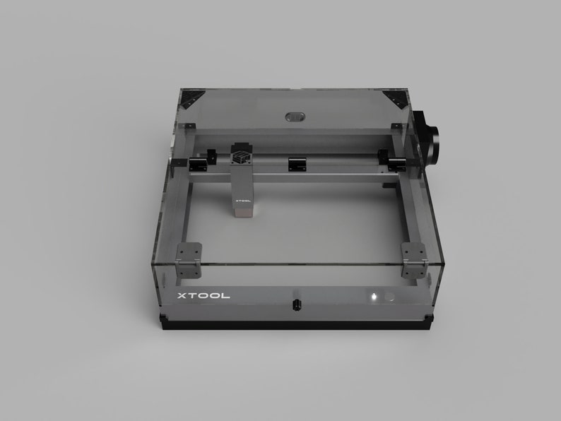XTOOL D1 Laser Engraver Enclosure Fume Hood Kit Acrylic Etsy