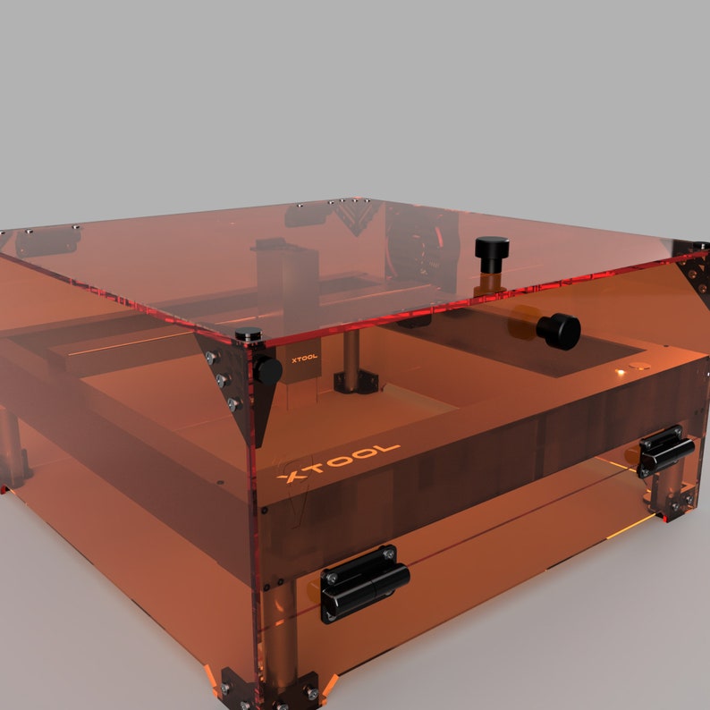 XTOOL D1 Laser Engraver Enclosure Fume Hood Kit Acrylic Etsy