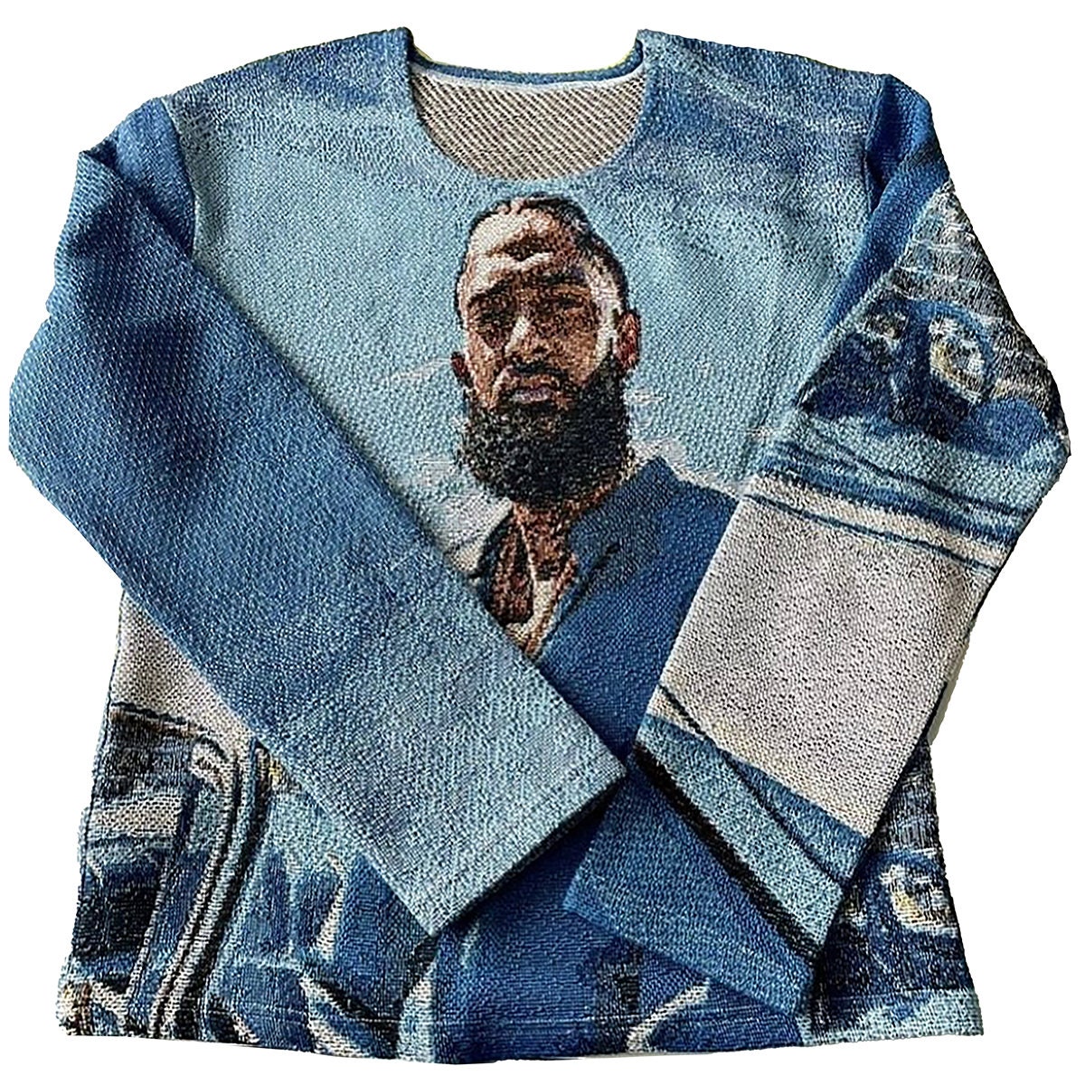 Nipsey Hand-sewn Jacquard Knit Woven 