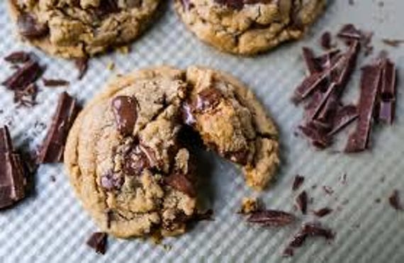 Chocolate chip Peanut Butter Cookies