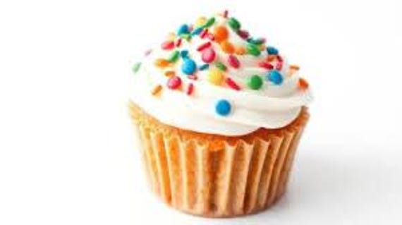Confetti cupcake
