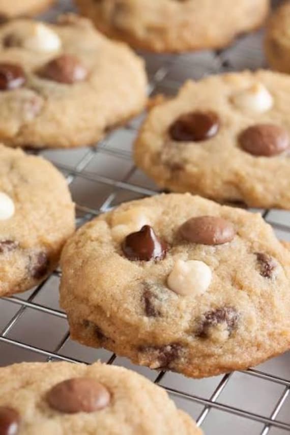 Chocolate chip with white chocolate cookies