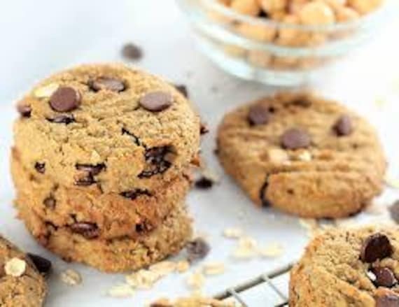 20 Protein cookies chocolate chips.