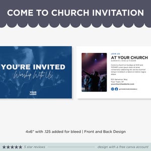 Mallpaket för kyrkans Canva-motiv: Design för sociala medier och presentationer (digital nedladdning) bild 4