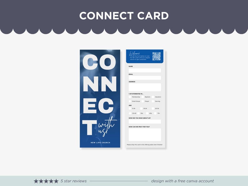 Mallpaket för kyrkans Canva-motiv: Design för sociala medier och presentationer (digital nedladdning) bild 7
