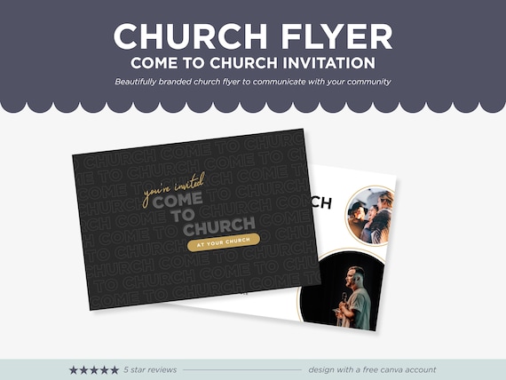 Church Invitation Postcards