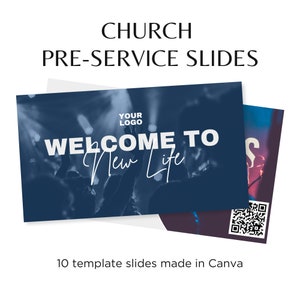 Church Preservice Slides, church social media templates, church slides, church social graphics, church templates, church canva templates