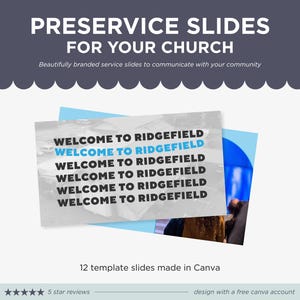 Church Event Slides for Fall, Editable Canva Templates, Ministry Graphics, Worship Announcement Slides, Digital Download