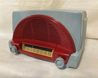 Space Age MCM 1952 Philco Radio Model 52-542 Now Bluetooth Looks COOL Free Shipping