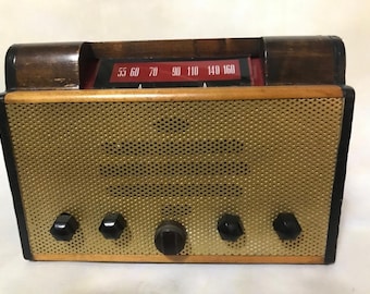 Vintage Cool 1948 Emerson Radio Model 1003 Now A Bluetooth Speaker Free Shipping
