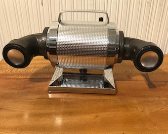 Steam Punk Deco Punk Stereo 1960's Dremel Shoe Polisher now a Bluetooth Stereo Conversion FREE SHIPPING