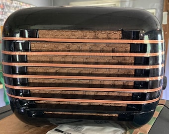 Vintage Elprom Bluetooth Speaker: 1950s Eastern European Industrial Deco Free Shipping
