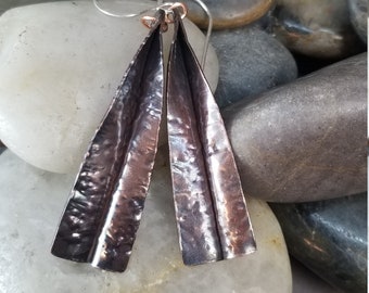 Copper earrings