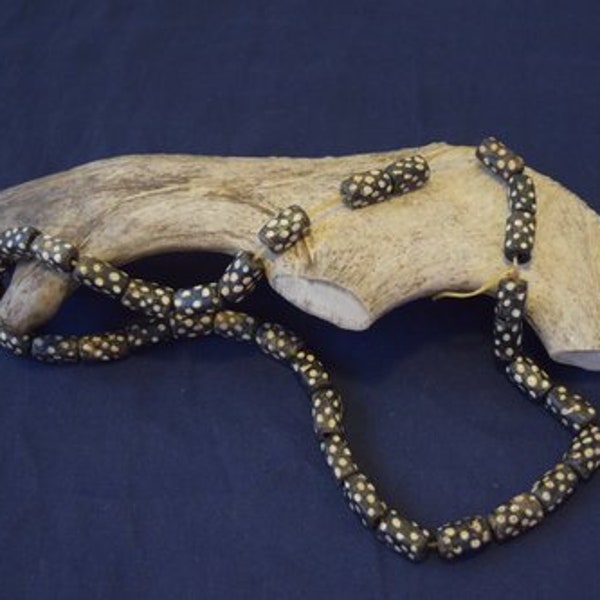 Antique Venetian Skunk Beads (Dice Shape)