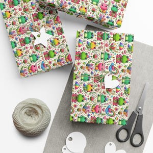 Carta da regalo a forma di rana, carta da regalo colorata per compleanni e festività, tema stravagante a forma di rana, carta da regalo personalizzata, carta da regalo ecologica,