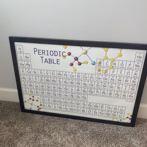 Afdrukbaar periodiek systeem der elementen: 24 x 36 inch | Periodiek systeem | Scheikunde | Wetenschap | Bijgewerkte digitale download periodiek systeem