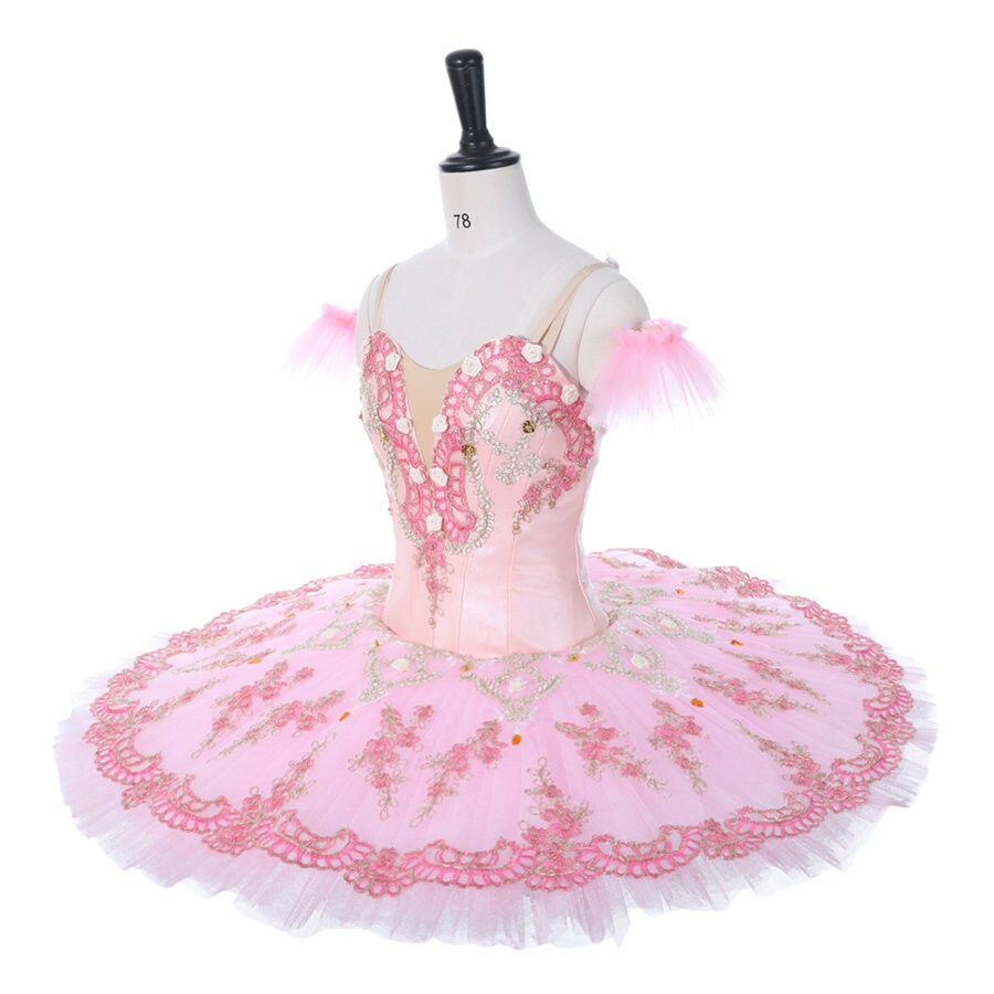 Adult Professional Ballet Tutus Cream Pink Platter Performance Fairy ...