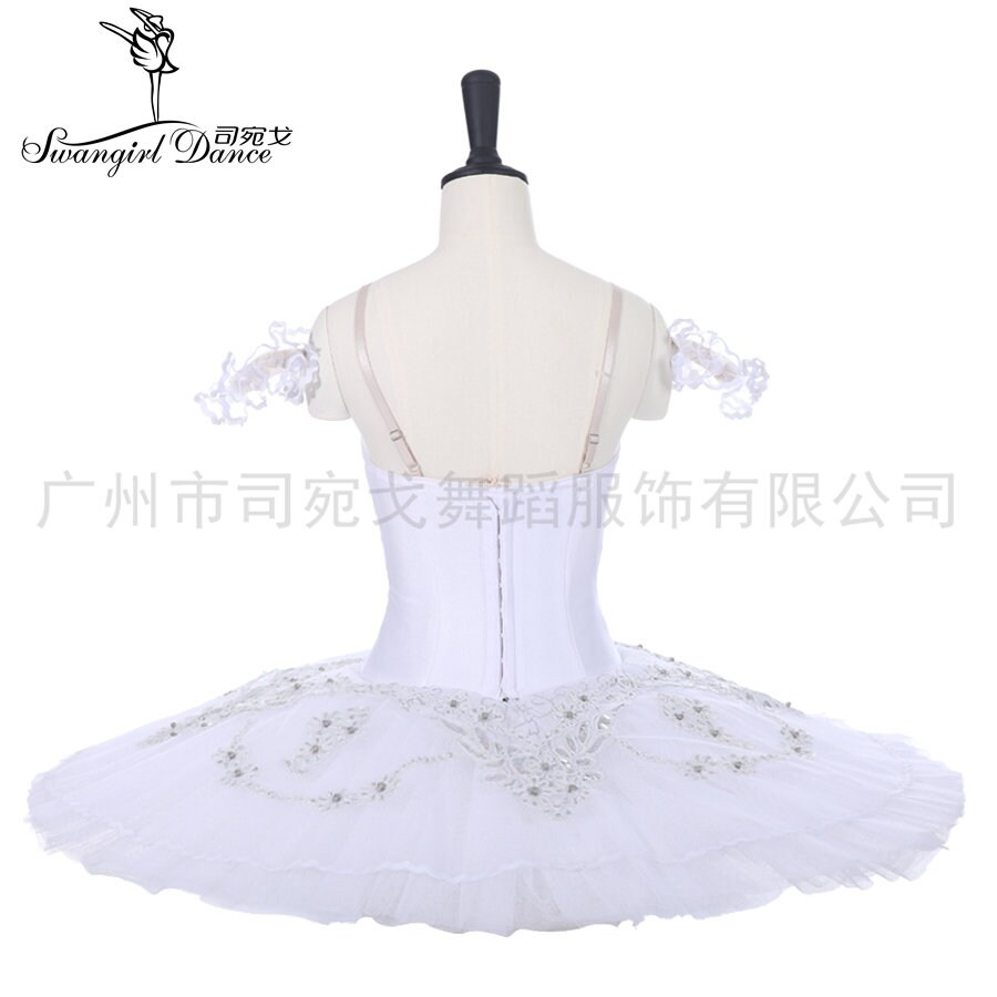 Falda de Ballet profesional clásica para mujer, tutú de panqueque