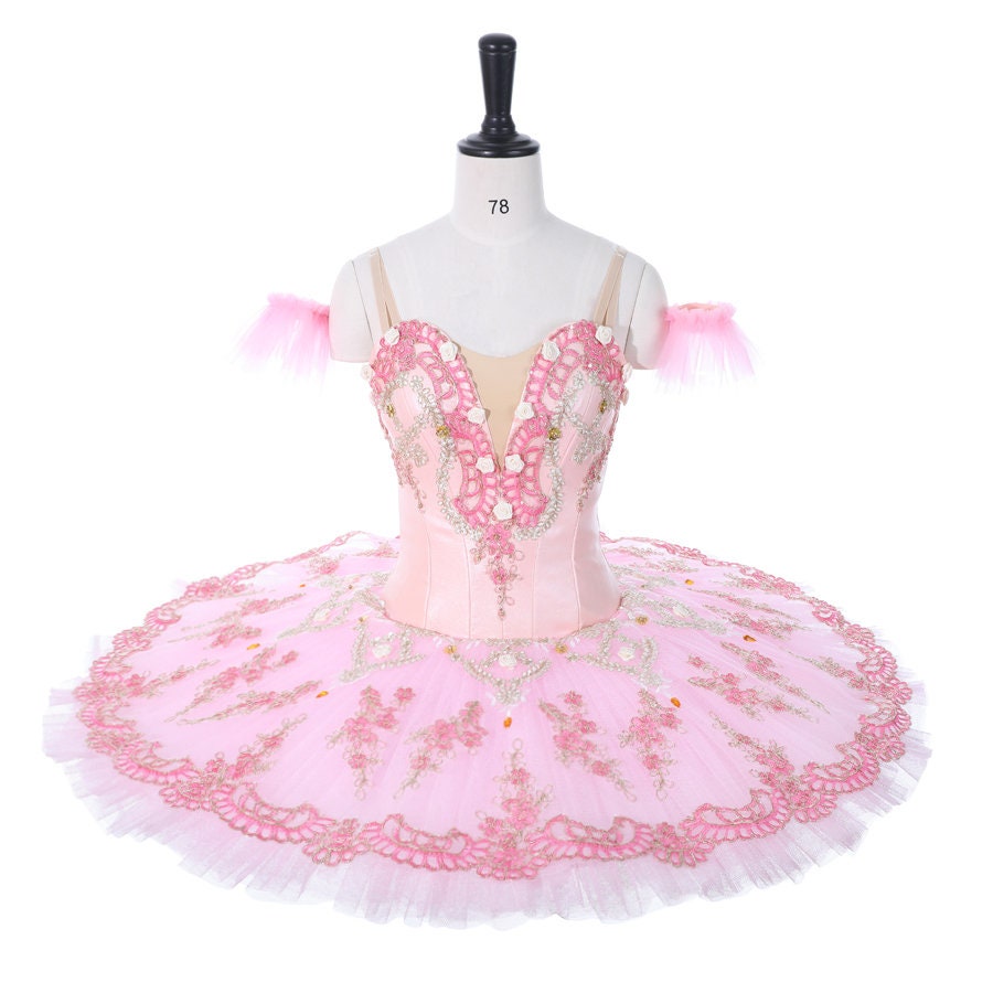 Adult Professional Ballet Tutus Cream Pink Platter Performance Fairy ...