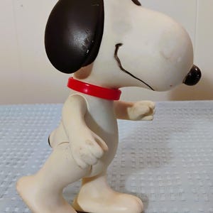 Vintage Snoopy Dog - Poseable w/Red Collar