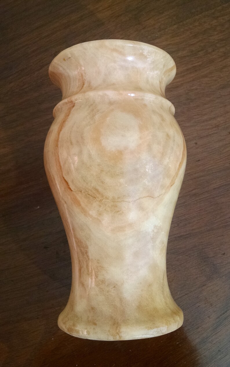 Vintage Onyx Flower Bud Vase Etsy