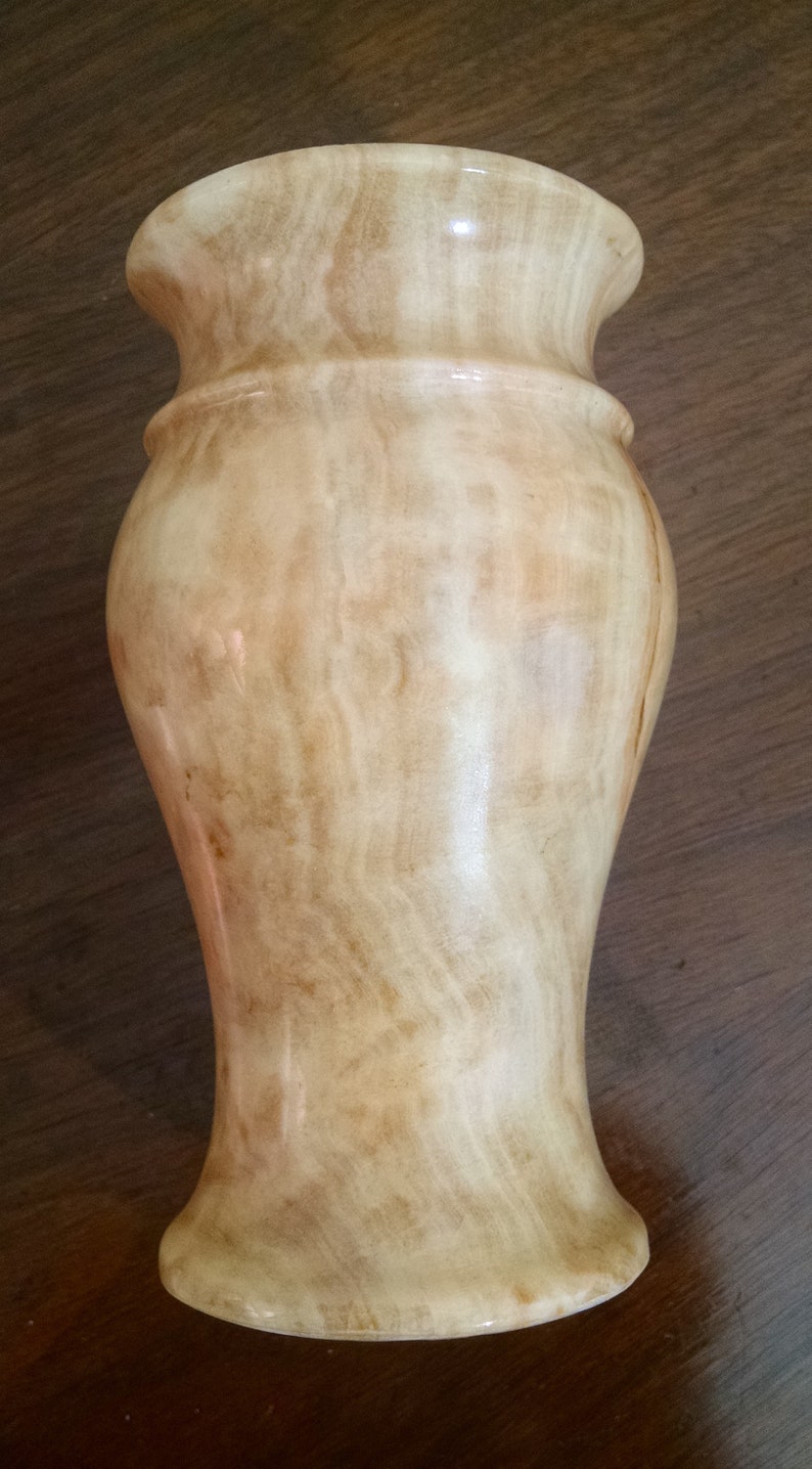 Vintage Onyx Flower Bud Vase Etsy