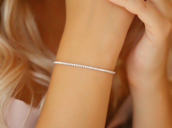 Flawless diamond clearance bracelet