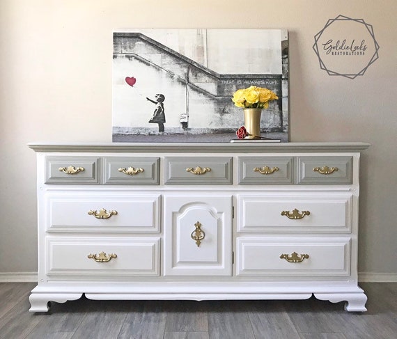 dresser as entry table