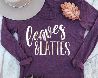 Leaves and Latte Long Sleeve