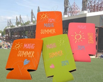 Magic Summer Can Cooler - Magic Summer 2024 - Concert Can Cooler - Boy Band Inspired Cooler - Drink Cooler
