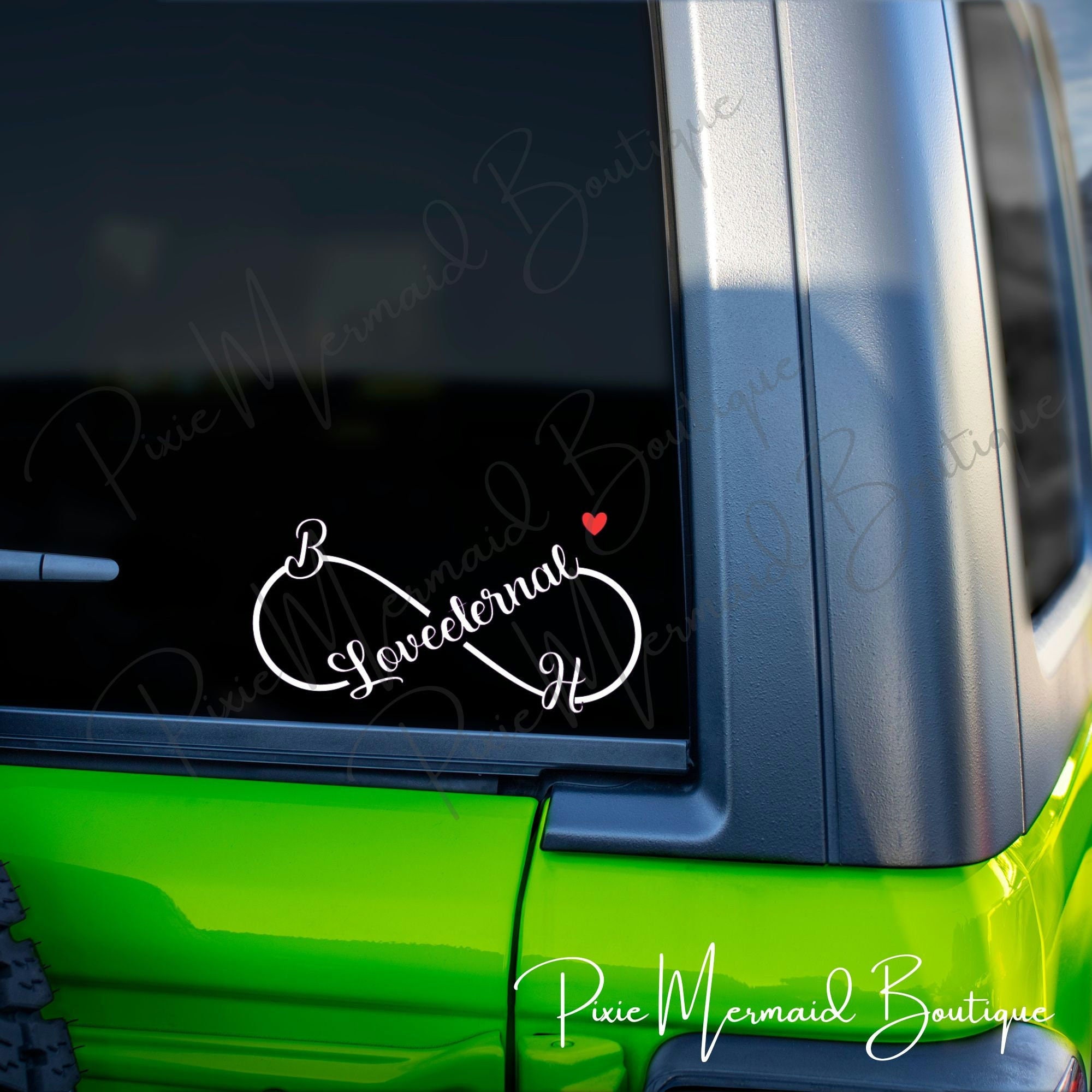 BH Love Eternal Bumper Sticker,  Love Eternal, Blockhead, NKOTB, Infinity, car decal, sticker, decal, New Kids on the Block, Blockhead Love