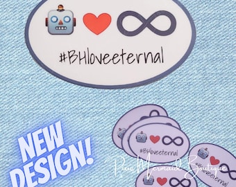 BH Love Eternal Sticker; Blockhead love eternal; sticker; lap top sticker; journal sticker; NKOTB; New Kids On The Block