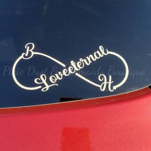 BH Love Eternal Bumper Sticker,  Love Eternal, Blockhead, NKOTB, Infinity, car decal, sticker, decal, New Kids on the Block, Blockhead Love