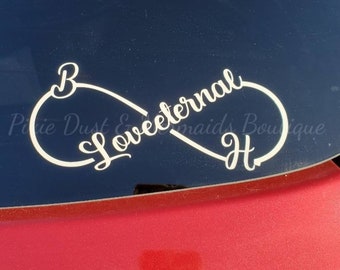 BH Love Eternal Bumper Sticker,  Love Eternal, Blockhead, NKOTB, Infinity, car decal, sticker, decal, New Kids on the Block, Blockhead Love