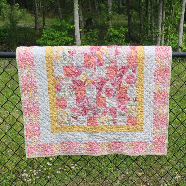 Quilted Baby Blanket Etsy