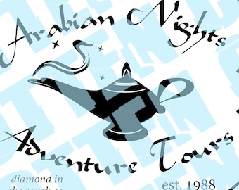 Arabian Nights Adventure Tours SVG, PNG, JPeG, DXF