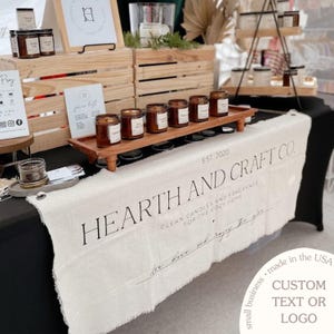 Custom Canvas Banner | Booth Display, Market Decor