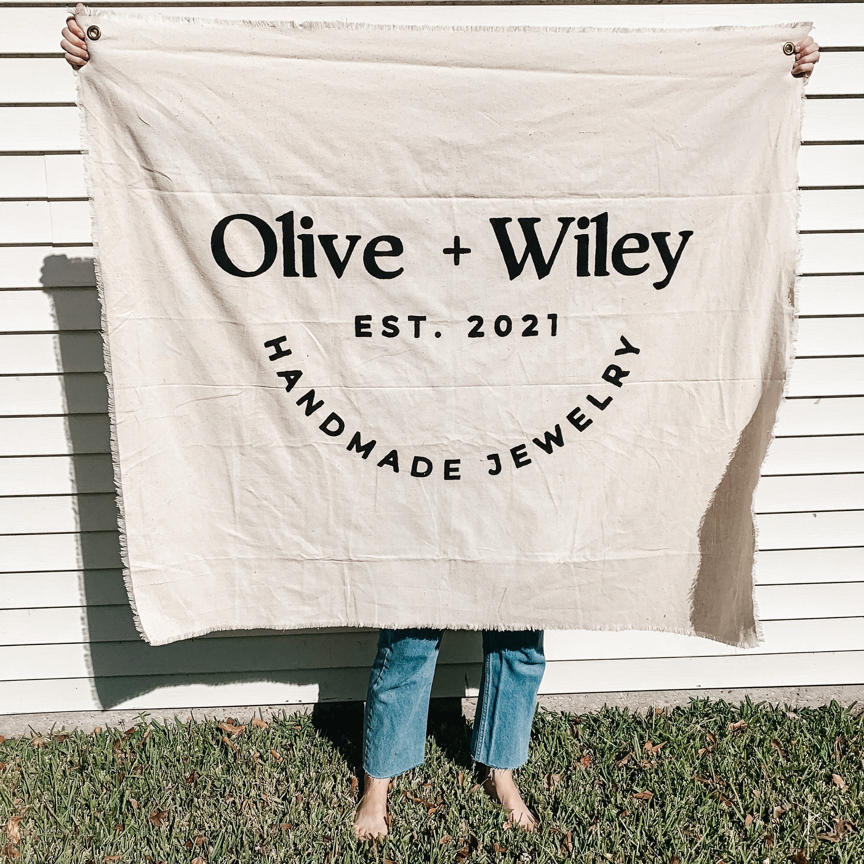 CUSTOM Canvas Banner Custom Sign for Home Business Etsy