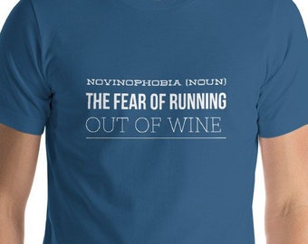 Novinophobia Adult Unisex T-shirt for People Who Really Love