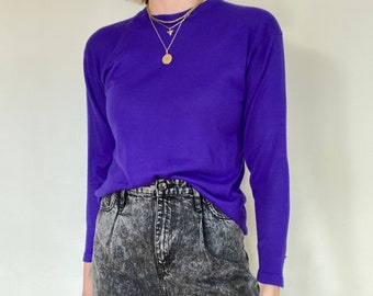 royal purple sweater