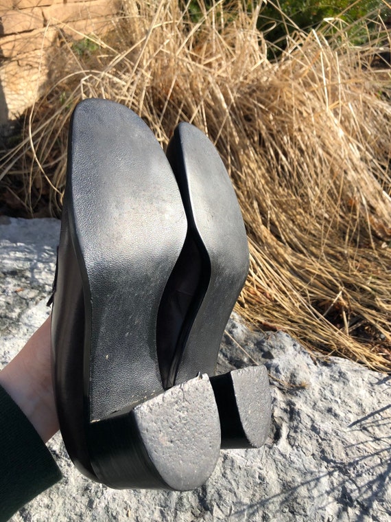 nine west loafer heels